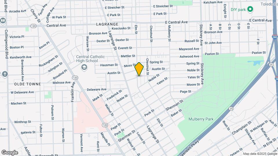 2340 Elm St Map and Location Details