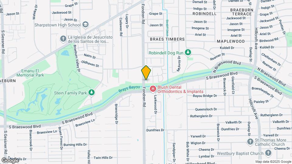 9419 Fondren Rd Map and Location Details