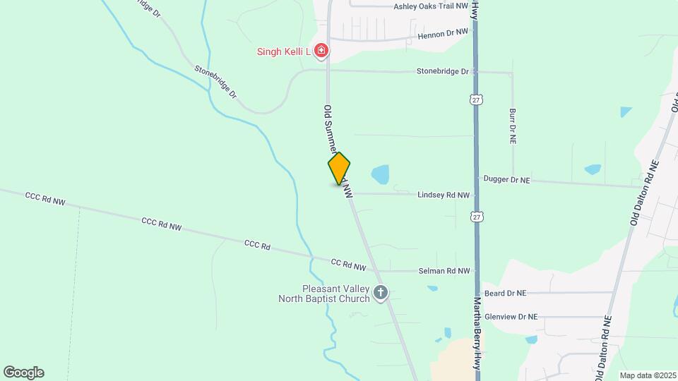 947 Old Summerville Rd NW Map and Location Details