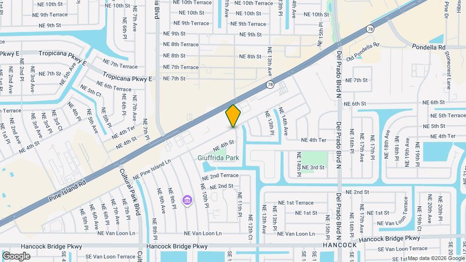 1118 NE Pine Island Ln Map and Location Details