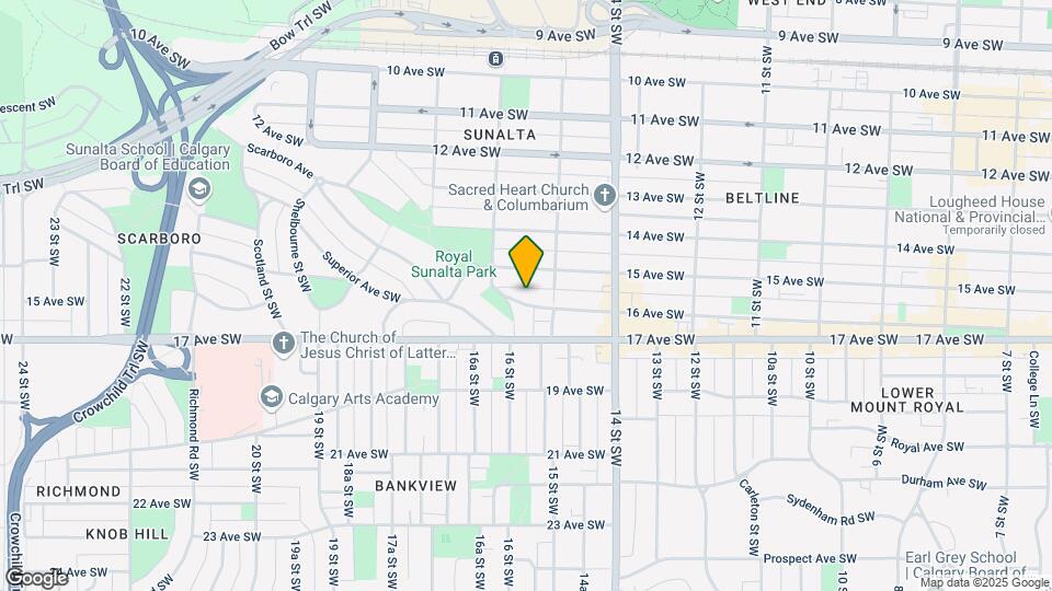 1612 16th Ave SW Map and Location Details