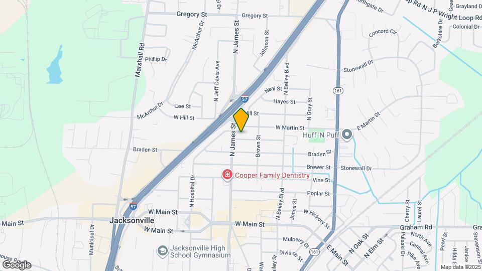 804 Harpole St Map and Location Details