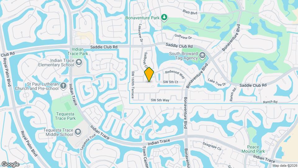 16841 SW 5th Ct Map and Location Details