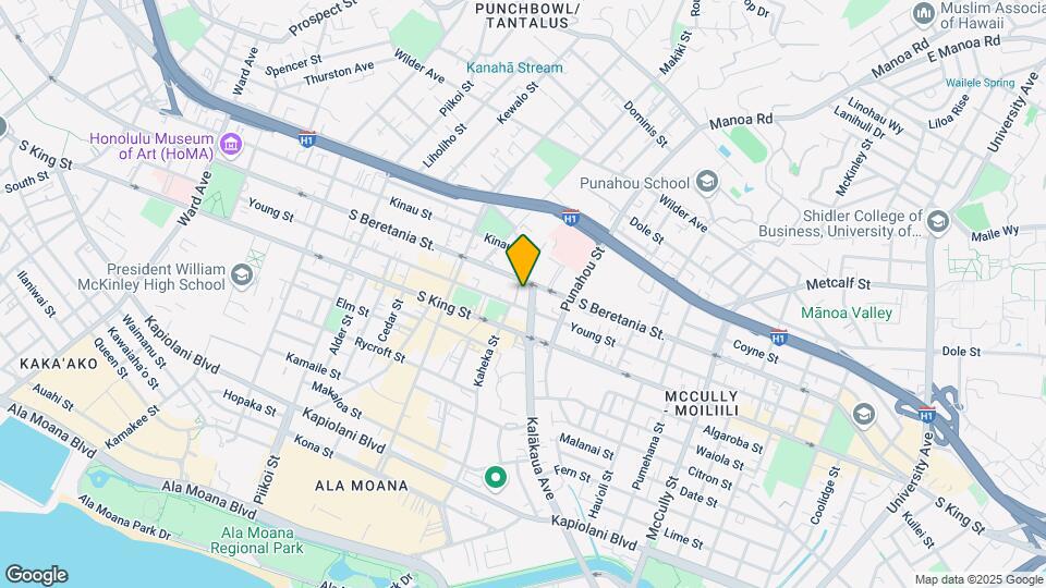 One Kalakaua Mapa y Detalles de la Ubicación