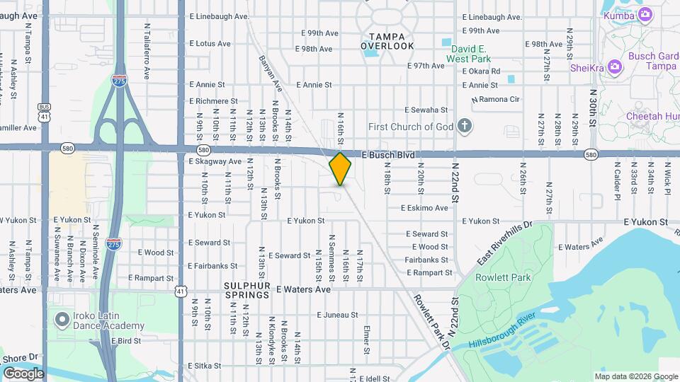 1506 E Humphrey St Map and Location Details