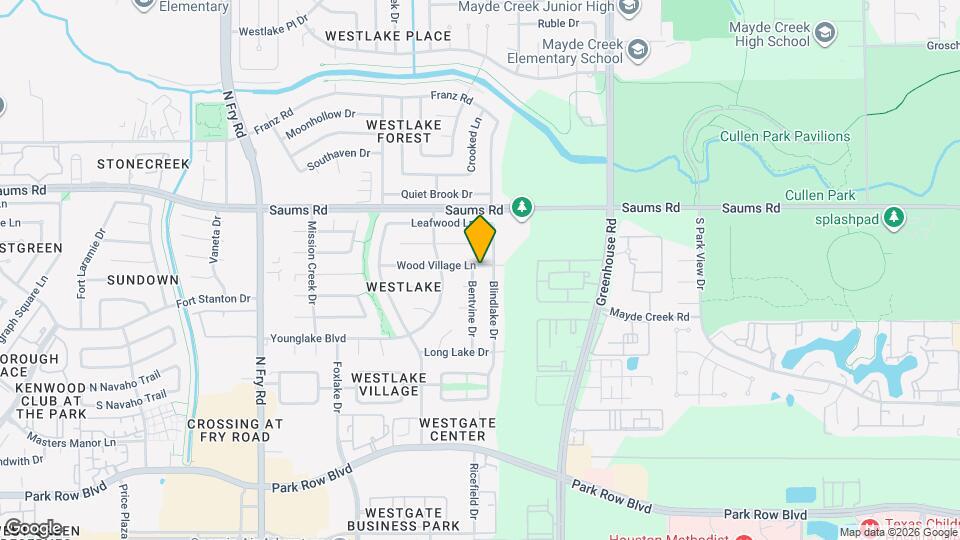 2122 Bentvine Dr Map and Location Details