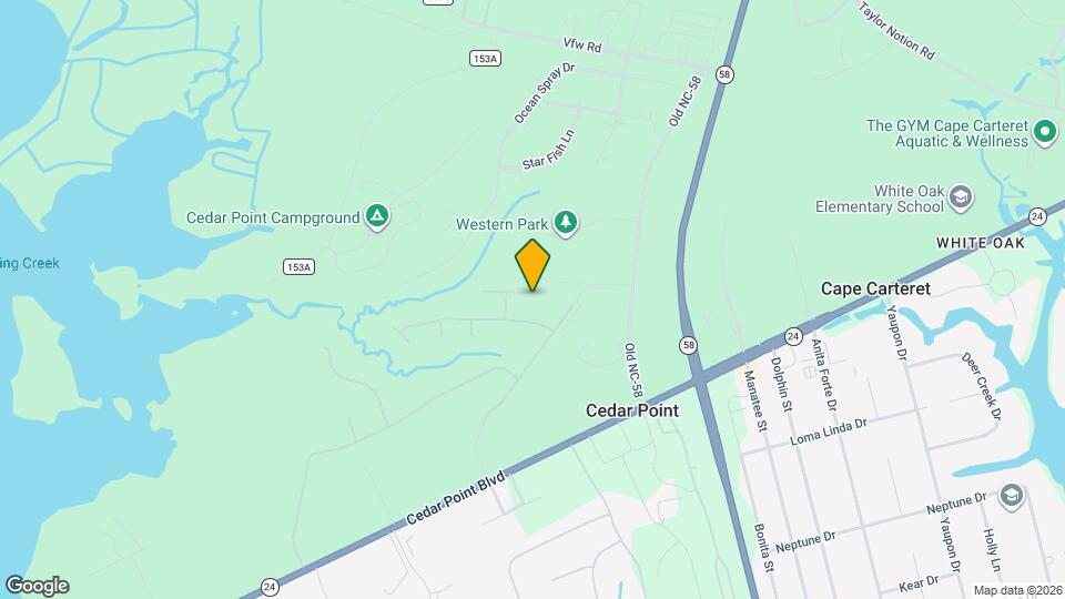 108 Abaco Dr E Map and Location Details