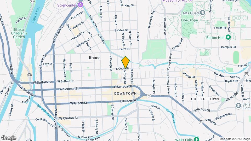 319 N Tioga St Map and Location Details