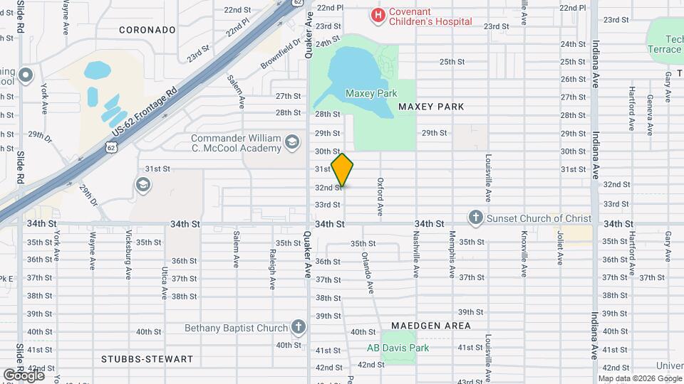 4301 32nd St Mapa y Detalles de la Ubicación