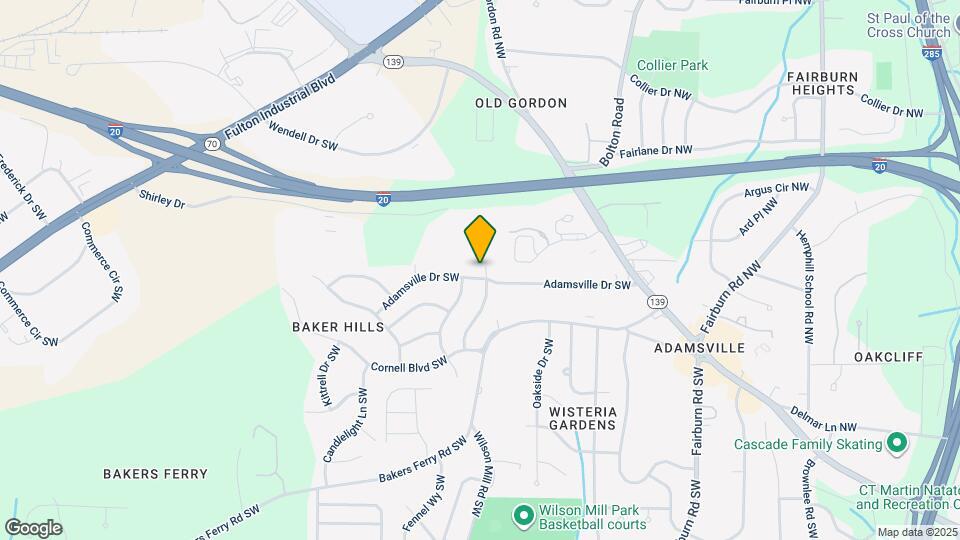 3883 Adamsville Dr SW Map and Location Details