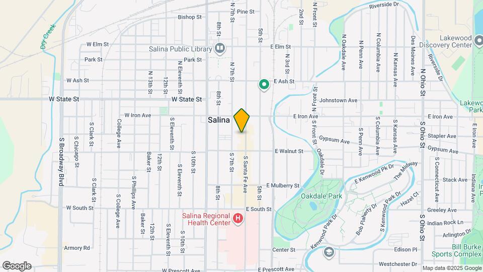 134 S Santa Fe Ave Map and Location Details