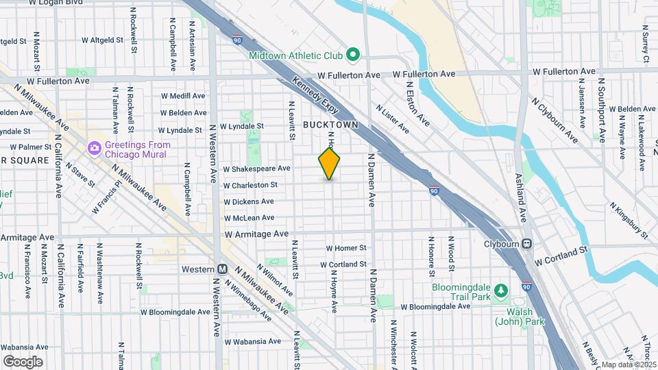 2035 W Charleston St Map and Location Details
