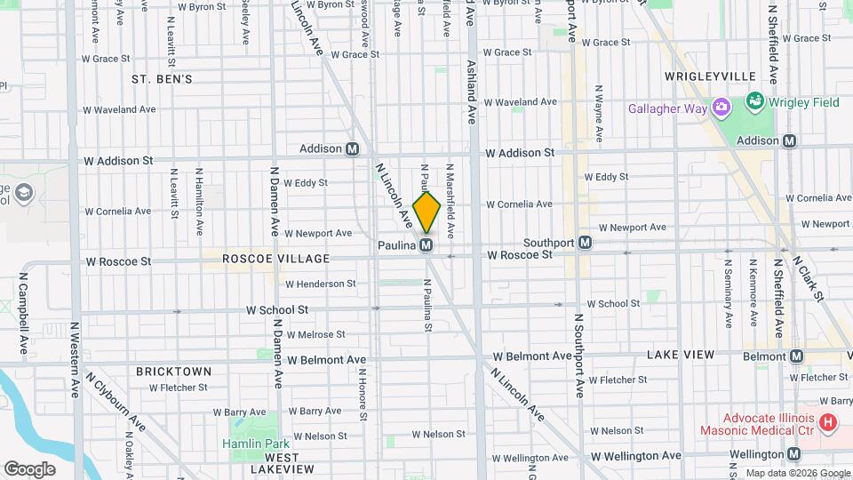 3420 N Paulina St Mapa y Detalles de la Ubicación
