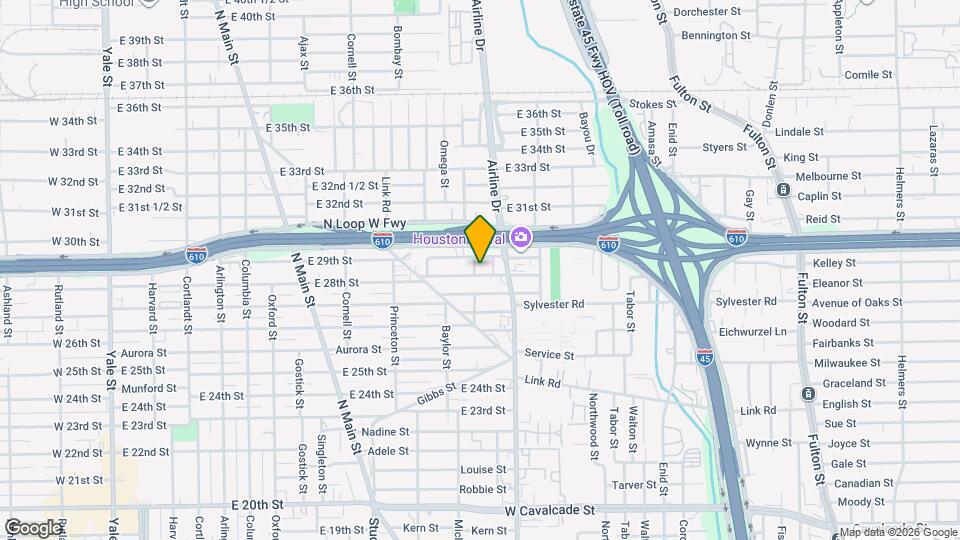 1205 E 28th St Map and Location Details