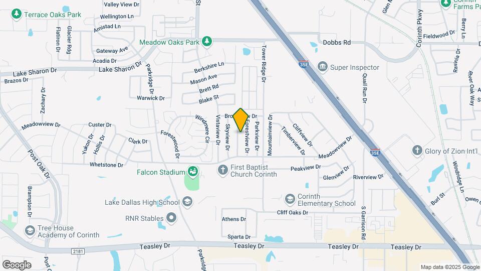 2701 Fountainview Dr Map and Location Details