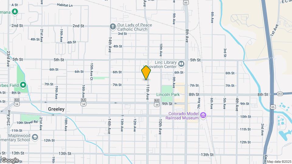 1103 7th St Map and Location Details