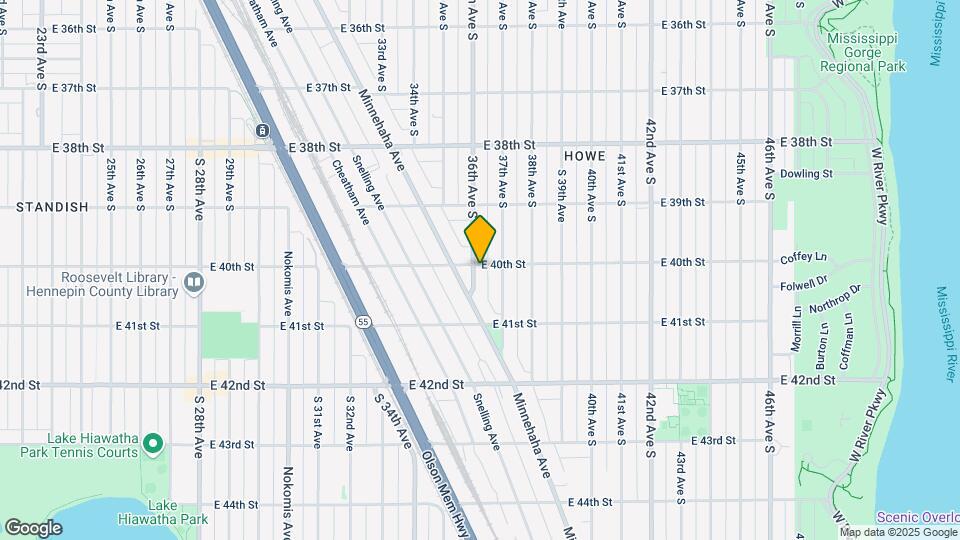 4001 36th Ave S Map and Location Details
