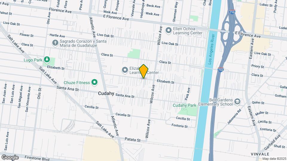 4916 Elizabeth St Mapa y Detalles de la Ubicación