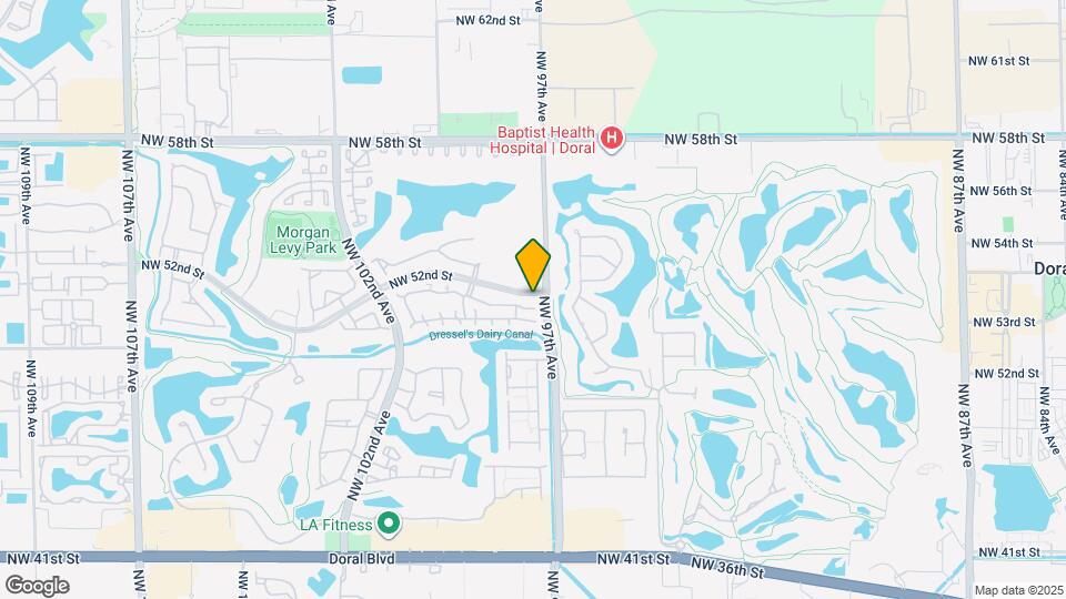 9721 NW 51st Ln Map and Location Details
