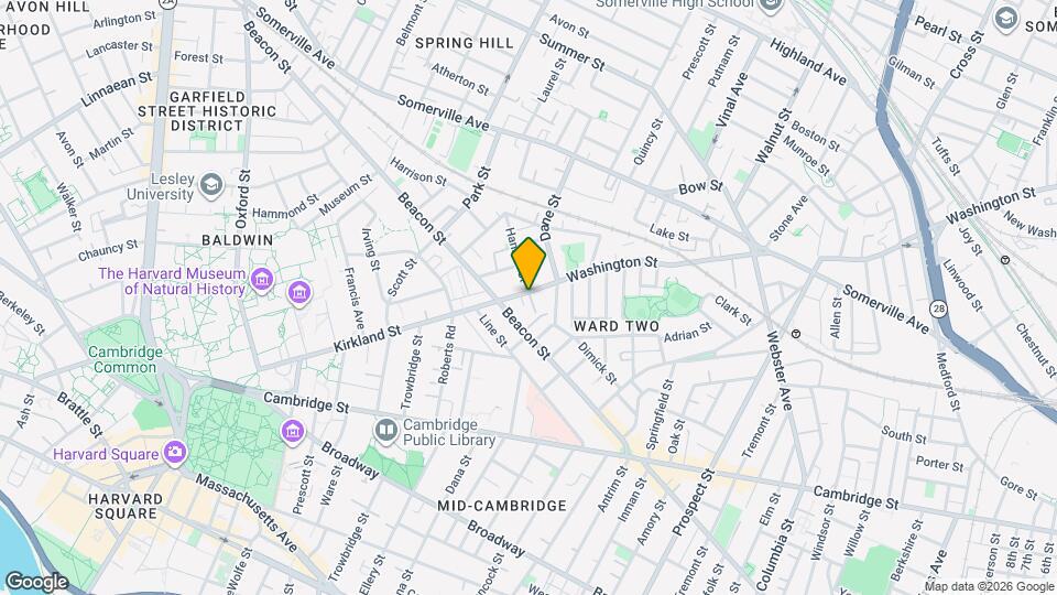 388 Washington St, Unit n Mapa y Detalles de la Ubicación