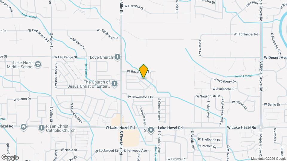 5708 S Kimmer Cove Way Map and Location Details