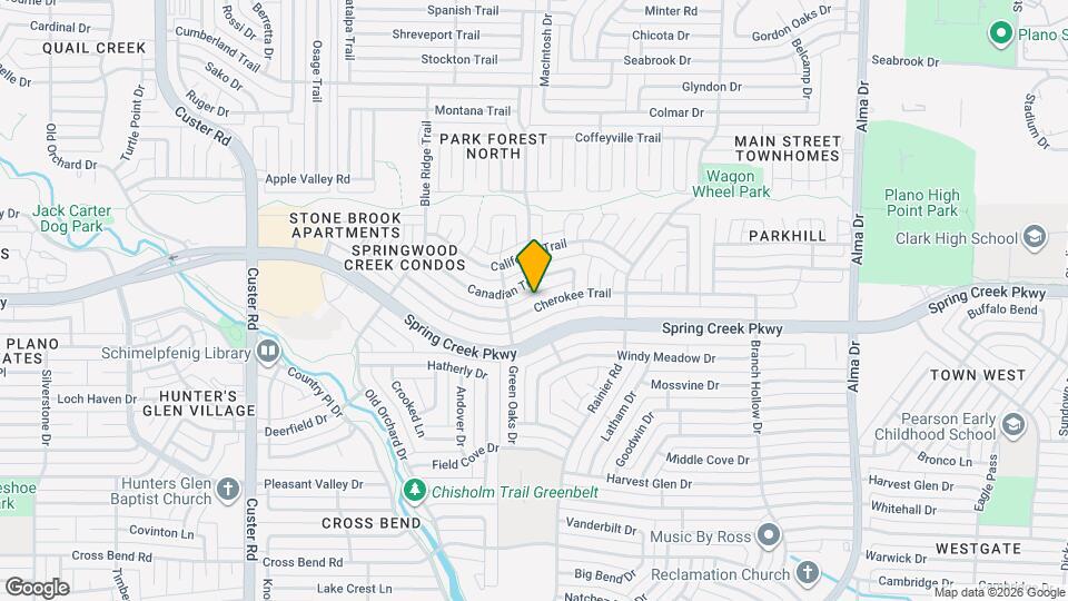 1527 Cherokee Trail, Unit 2 Brubar Court-3C Map and Location Details