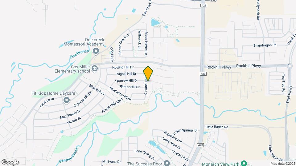 405 Cavanal Hill Dr Map and Location Details