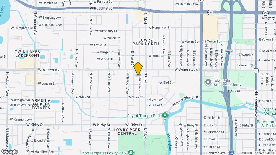 8314 N Edison Ave Map and Location Details