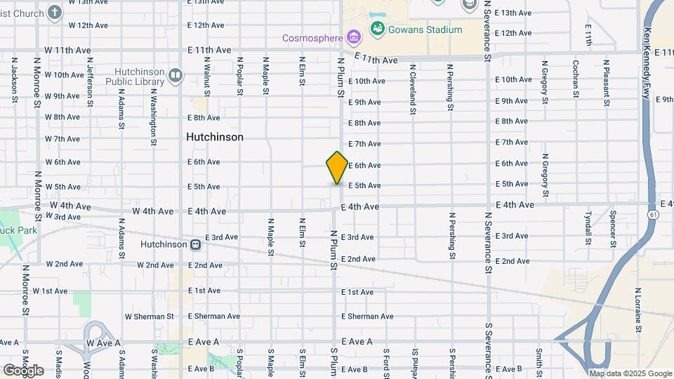 427 N Plum St Map and Location Details