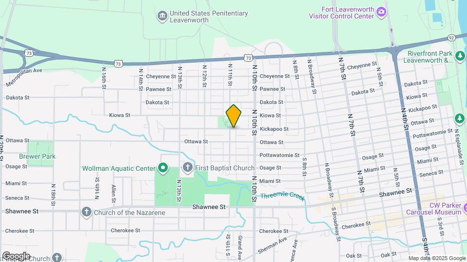 618 N 11th St Map and Location Details