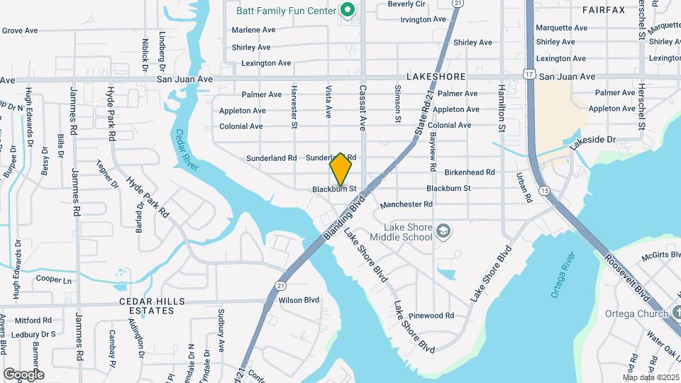 5038 Blackburn St Map and Location Details