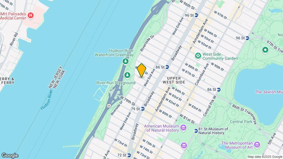 316 W 83rd St Mapa y Detalles de la Ubicación