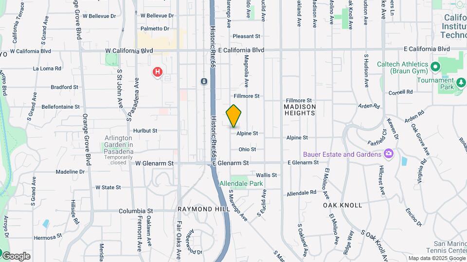 918 S Marengo Ave Map and Location Details