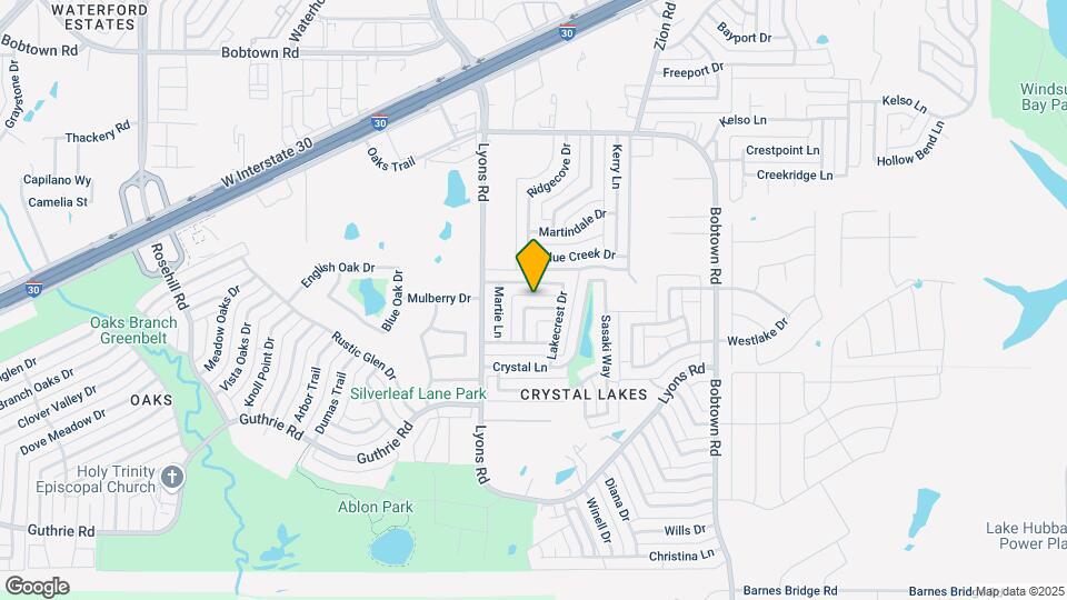 5917 Highcrest Dr Map and Location Details