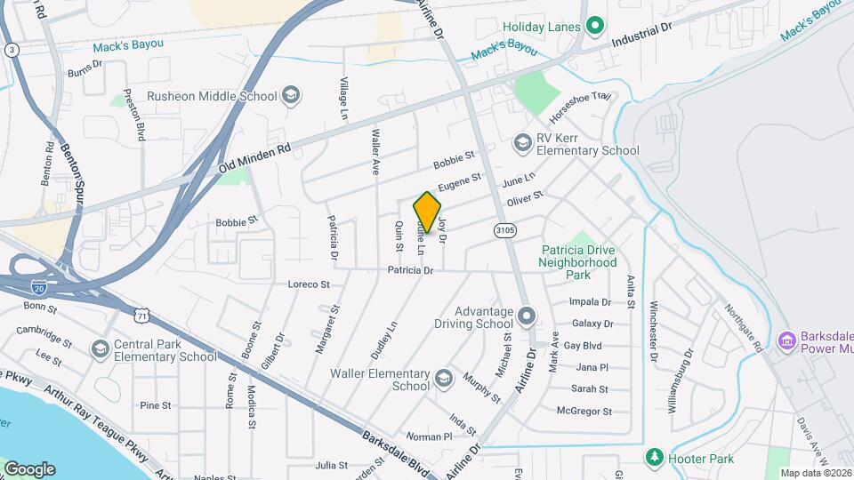 1610 Dudley Ln Map and Location Details
