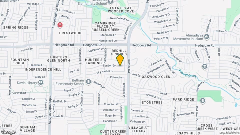 2212 London Dr Map and Location Details