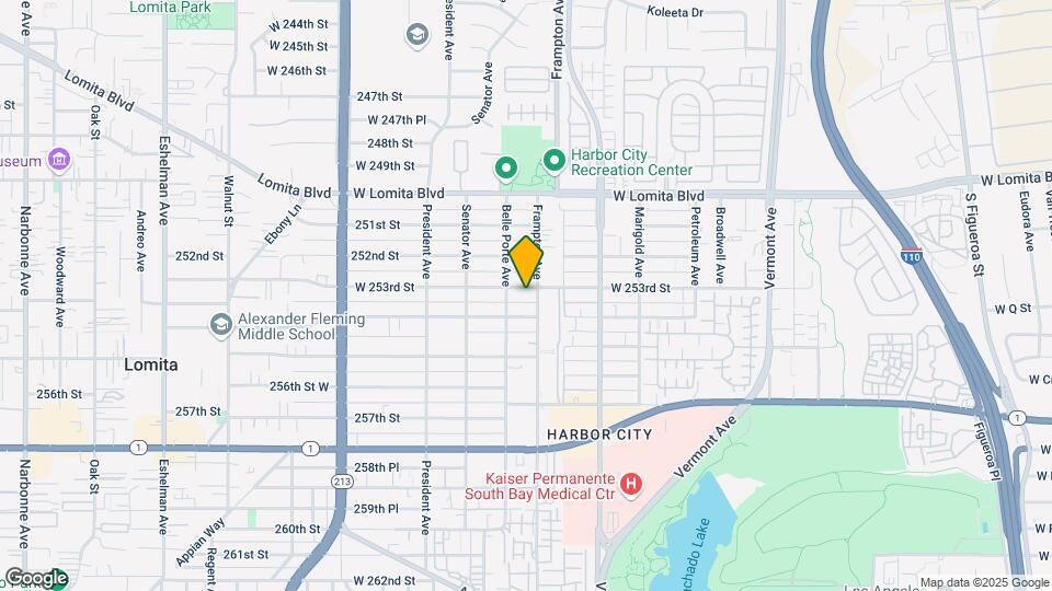 1340 253rd St Map and Location Details