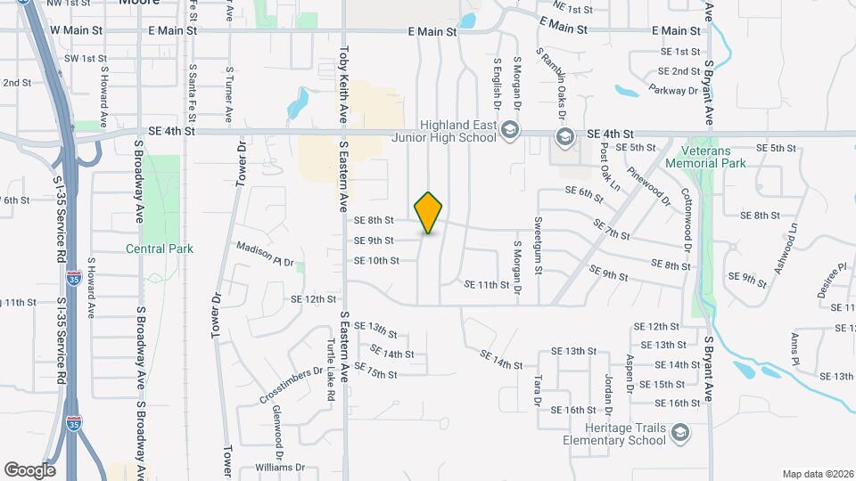 916 S Patterson Dr Map and Location Details
