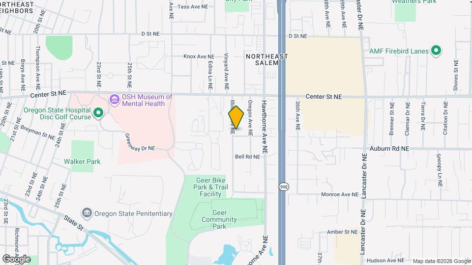 564 Illinois Ave NE Map and Location Details