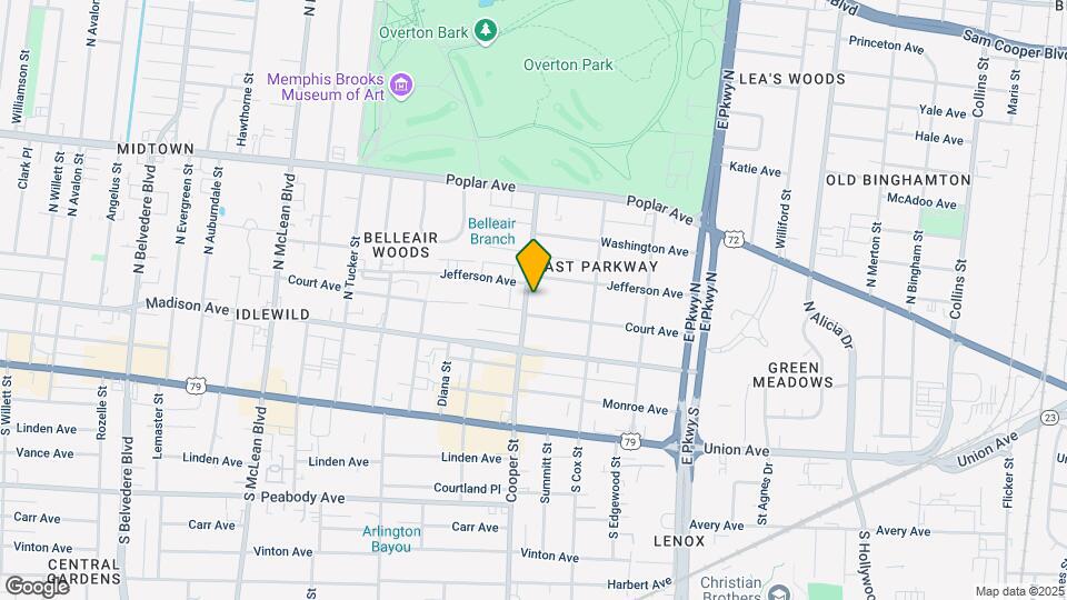 64 N Cooper St Map and Location Details