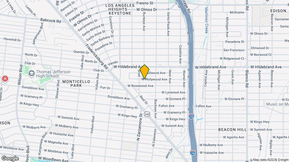 1538 W Hollywood Ave, Unit 1538 Map and Location Details