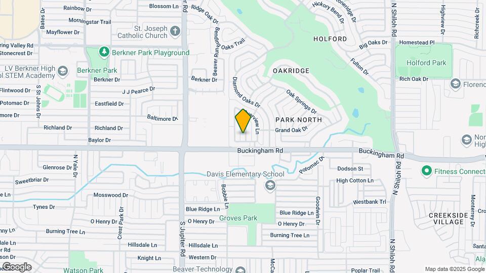 2005 Peakwood Dr Map and Location Details