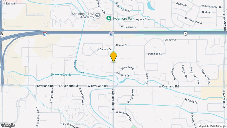 1274 S Cloverdale Rd Map and Location Details