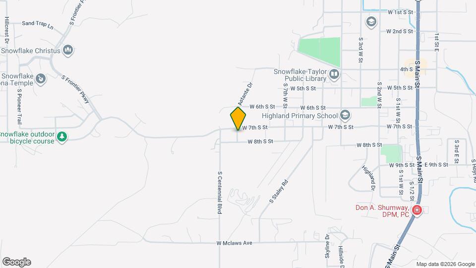 1034 W 8th S St Mapa y Detalles de la Ubicación