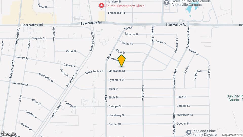 17820 Manzanita St Map and Location Details