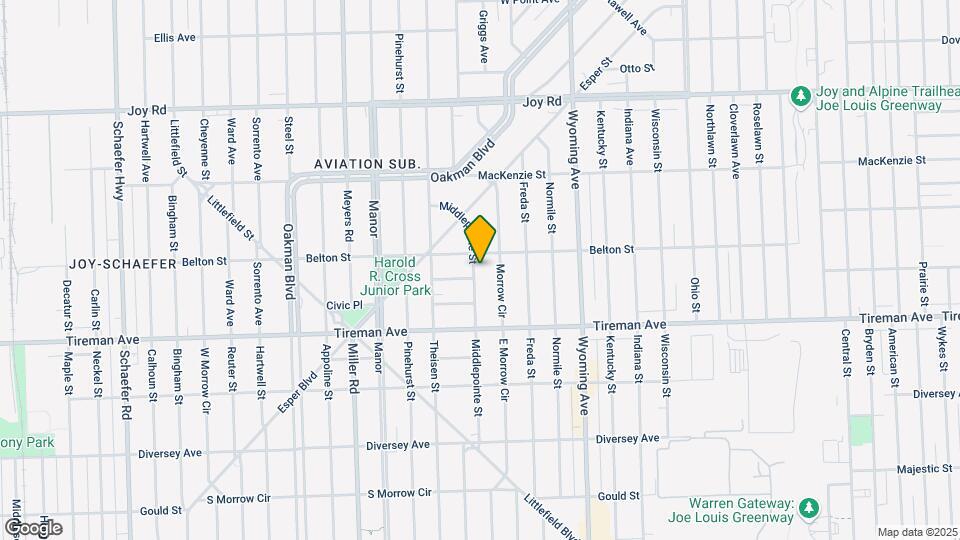 8130 Middlepointe St Map and Location Details