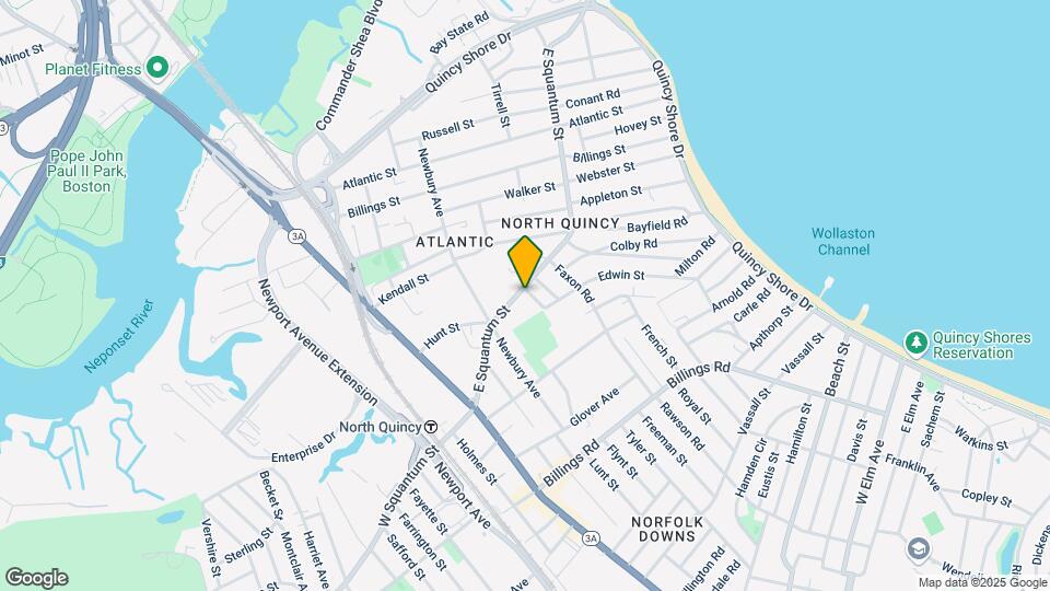 107 E Squantum St Map and Location Details