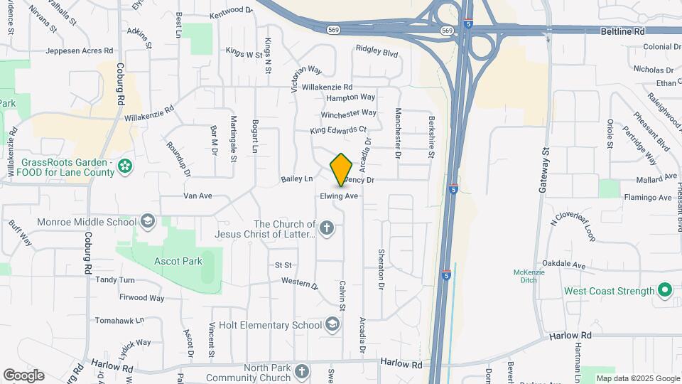 3625 Elwing Ave Map and Location Details