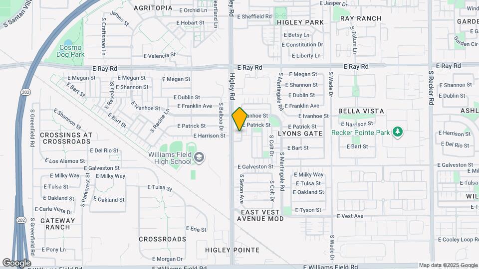 1872 S Seton Ave Mapa y Detalles de la Ubicación