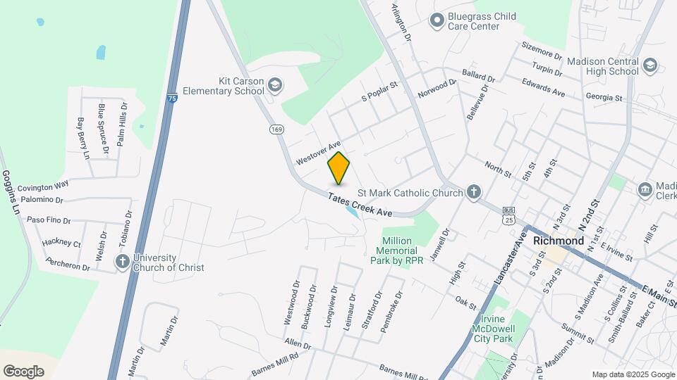 125 E Locust St Map and Location Details